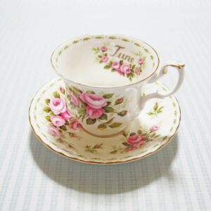White Tea Cup And Saucer